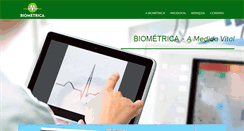Desktop Screenshot of biometrica.com.br