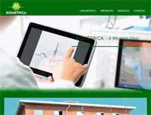 Tablet Screenshot of biometrica.com.br